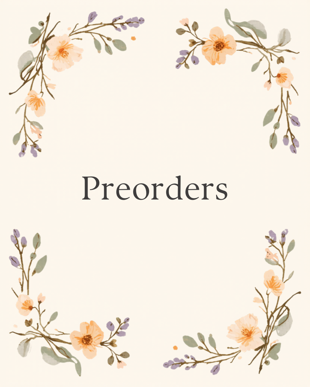 Preorders