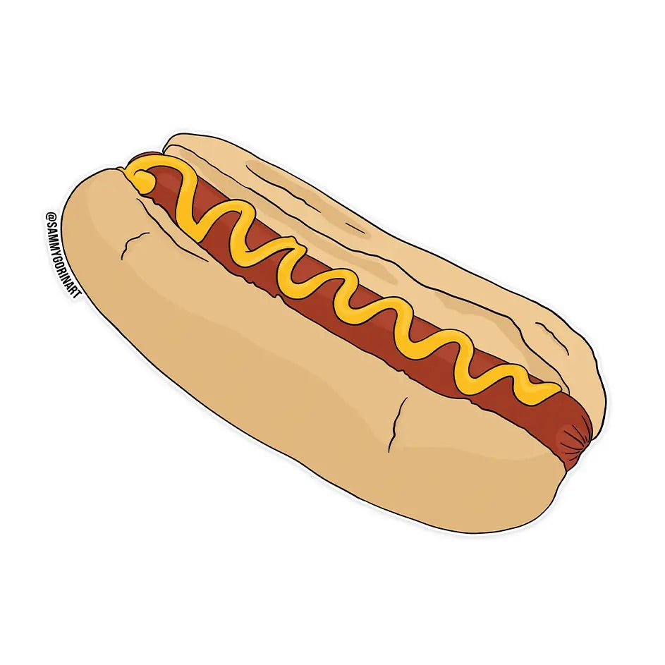 Isssa Hotdog Sticker