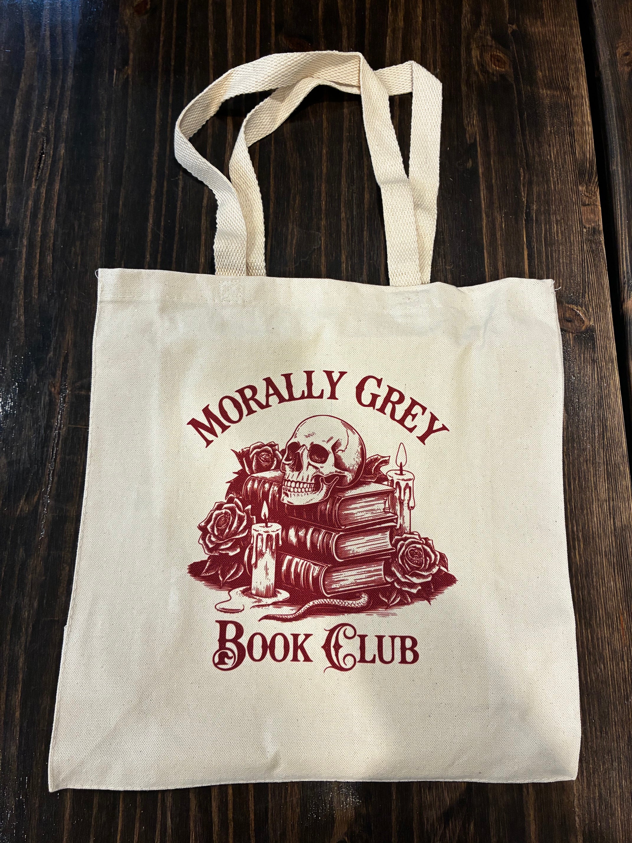 Morally Grey Book Club Tote