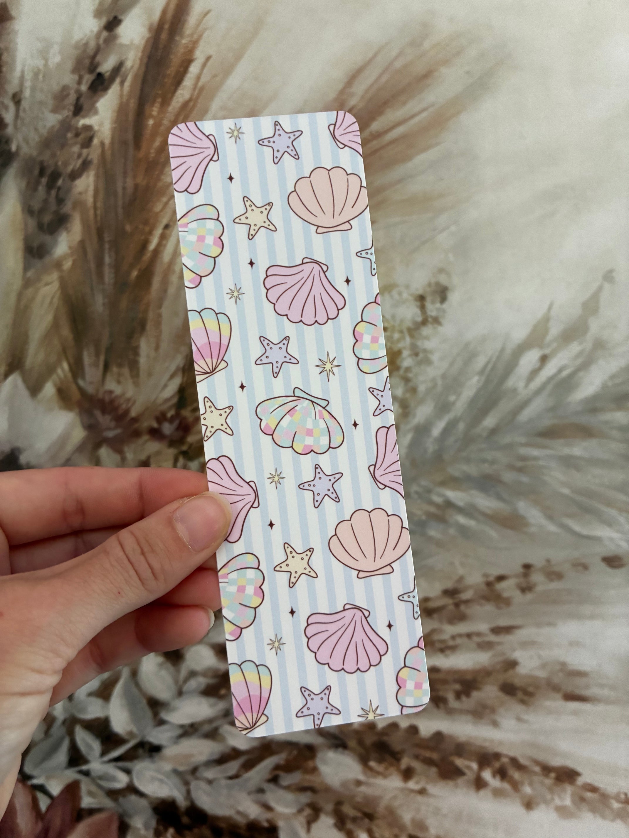 Pastel Seashell Bookmark