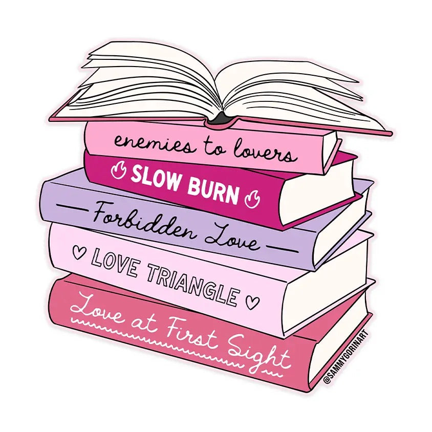 Romance Books Sticker