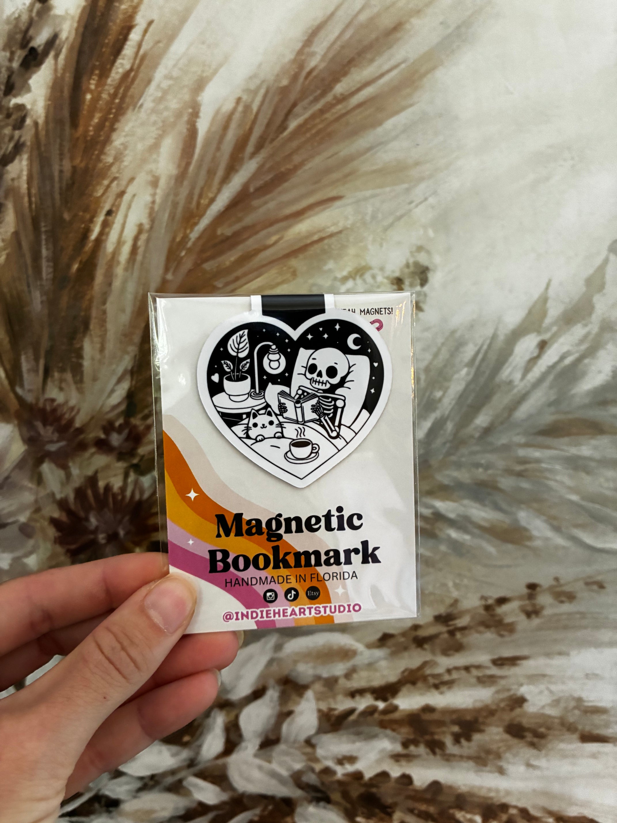 Skeleton Magnetic Bookmark
