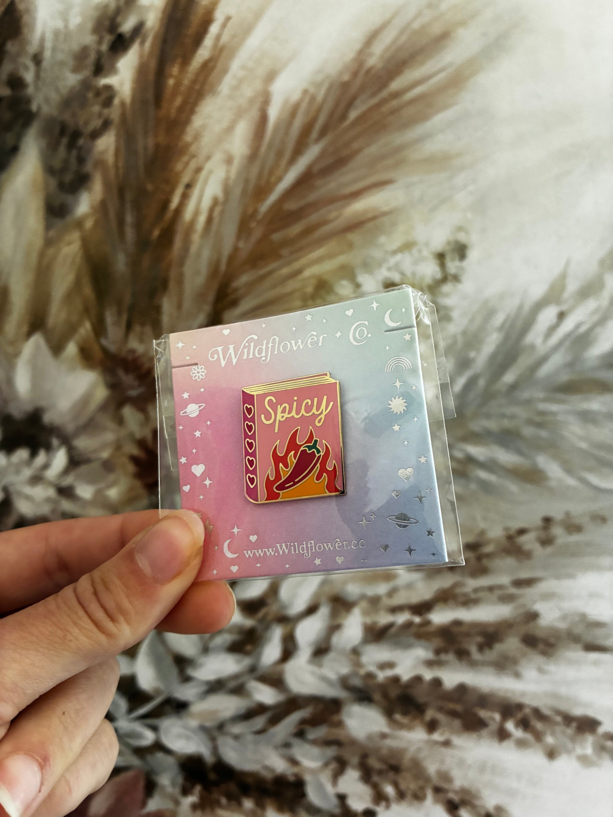 Spicy Book Pin