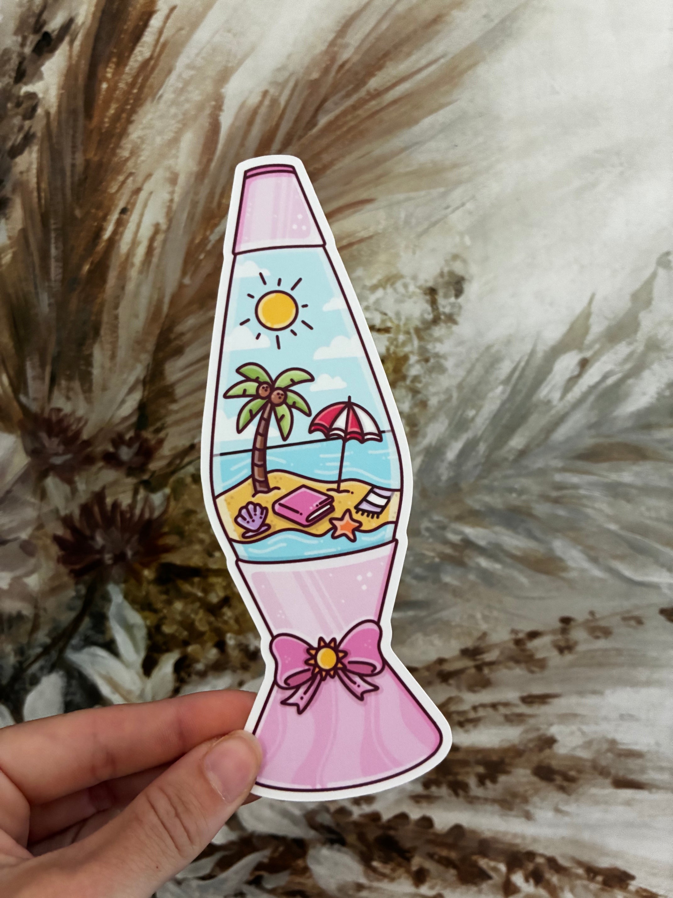Summer Lava Lamp Bookmark
