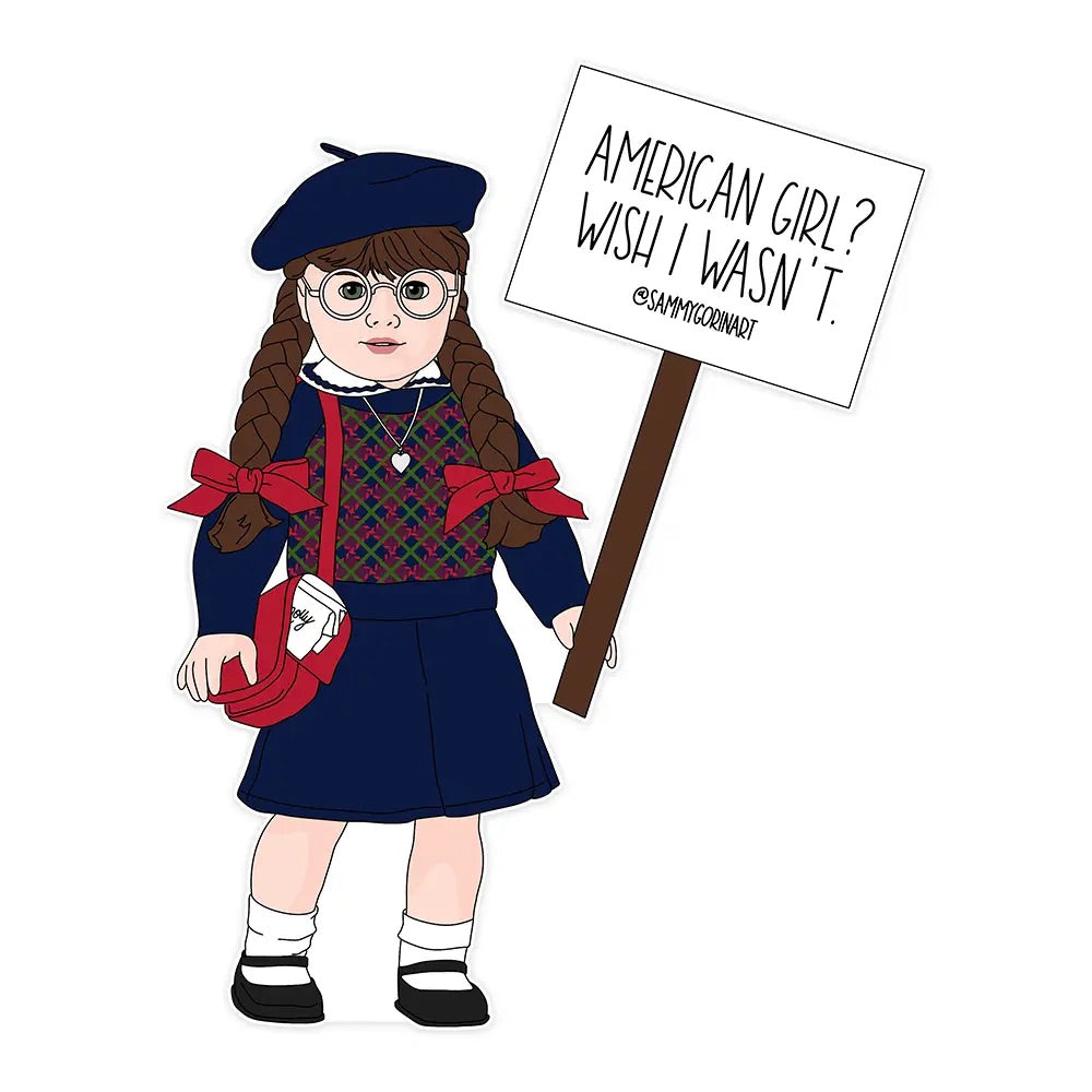 Molly Wish I Wasn't Sticker
